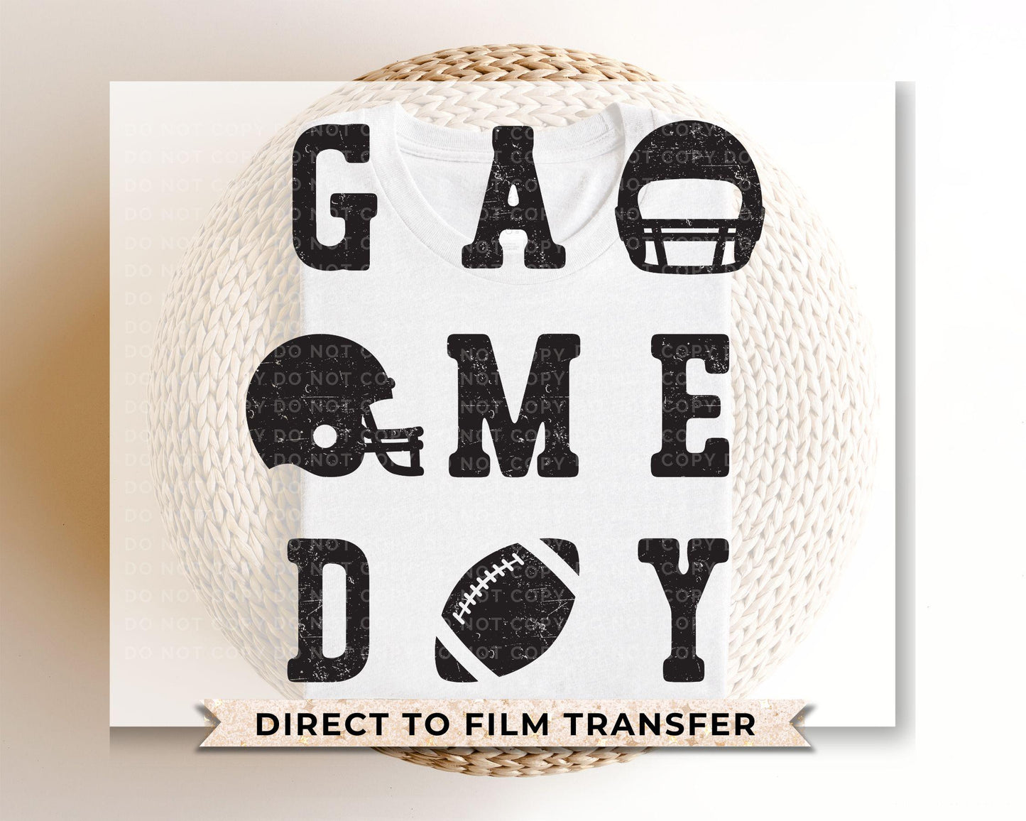 Football DTF Transfers, Ready to Press, T-shirt Transfers, Heat Transfer, Direct to Film, Sports, Game Day, Touchdown, Football Season