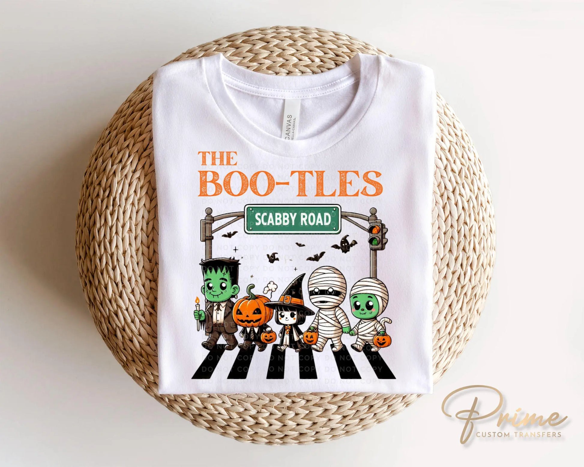 Halloween DTF Transfers, Ready to Press, T-shirt Transfers, Heat Transfer, Direct to Film, Trendy, Trick Or Treat, The Boo-tles Parody
