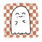 Halloween DTF Transfers, Ready to Press, T-shirt Transfers, Heat Transfer, Direct to Film, Fall, Autumn, Cute Trendy, Checkered Ghost