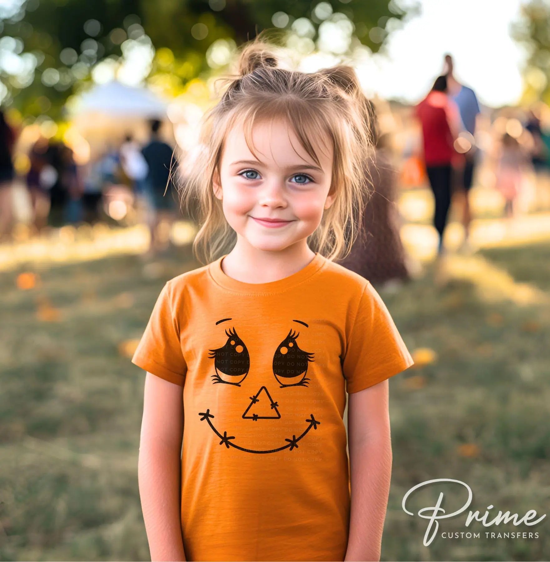 Halloween DTF Transfers, Ready to Press, T-shirt Transfers, Heat Transfer, Direct to Film, Cold Peel, Fall, Autumn, Pumpkin, Cute Scarecrow