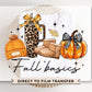 Fall DTF Transfers, Ready to Press, T-shirt Transfers, Heat Transfer, Direct to Film, Autumn, Fall Basics, Coquette, Pumpkin, Bow, Girly