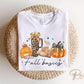 Fall DTF Transfers, Ready to Press, T-shirt Transfers, Heat Transfer, Direct to Film, Autumn, Fall Basics, Coquette, Pumpkin, Bow, Girly