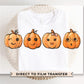 Fall DTF, Ready to Press, DIY T-shirt, Heat Transfer, Direct to Film, Cold Peel, Halloween, Thanksgiving, Autumn, Girl, Cute Baby Pumpkins