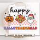 Halloween DTF Transfers, Ready to Press, T-shirt Transfers, Heat Transfer, Direct to Film, Holiday, Christmas, Thanksgiving, HallowThanksMas