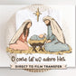 Christmas DTF Transfers, Ready to Press, T-shirt Transfers, Heat Transfer, Direct to Film, Holiday, Nativity, Baby Jesus, Manger, Christian