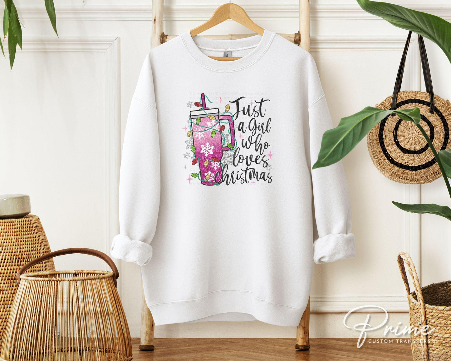 Christmas DTF Transfers, Ready to Press, T-shirt Transfers, Heat Transfer, Direct to Film, Holiday, Funny, Faux Sparkly Glitter Tumbler