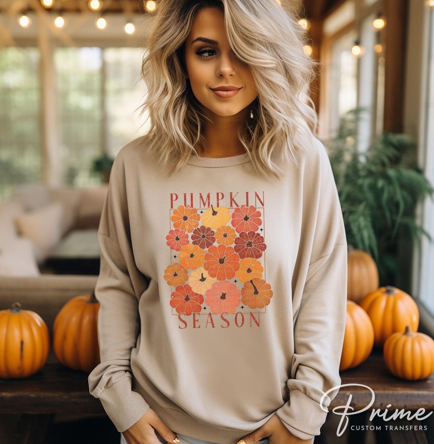 Fall DTF Transfers, Ready to Press, T-shirt Transfers, Heat Transfer, Direct to Film, Boho, Thanksgiving, Autumn, Trendy, Pumpkin Season