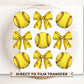 Softball DTF Transfers, Ready to Press, T-shirt Transfers, Heat Transfer, Direct to Film, Sports Mom, Softballs and Bows, Coquette, Trendy