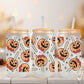 Halloween UV DTF Libbey 16oz Cup Wrap Sticker, Ready to Ship, Direct to Film, Glass Can, Fall, Permanent, Pumpkins, Autumn, Candy Apples