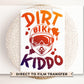 Dirt Bike Kiddo DTF Transfers, Ready to Press, T-shirt Transfers, Heat Transfer, Direct to Film, Helmet, Goggles, Kids, Boys, Mud, Muddy