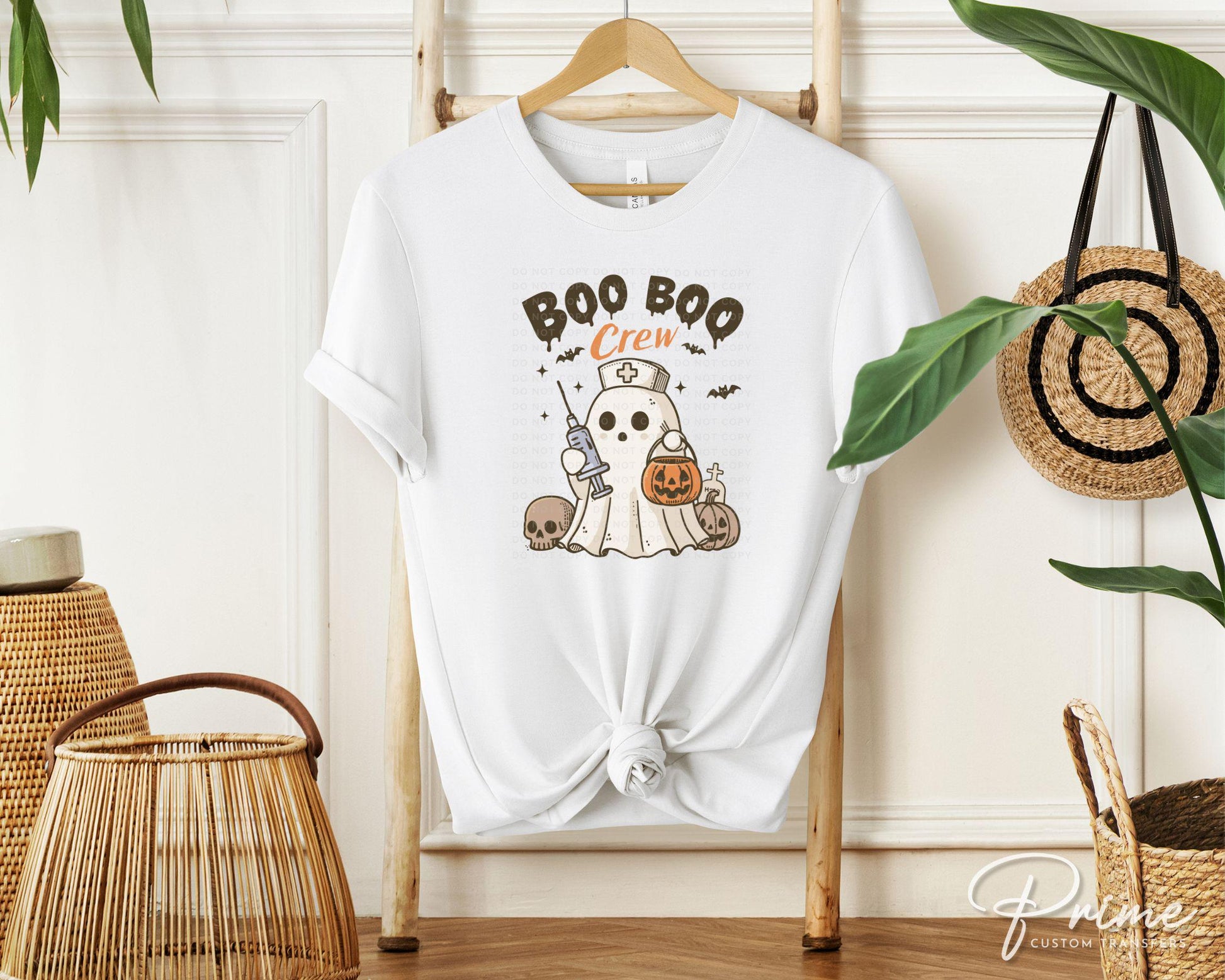 Halloween DTF Transfers, Ready to Press, T-shirt Transfers, Heat Transfer, Direct to Film, Ghost, Fall, Doctor, Nurse, The Boo Boo Crew