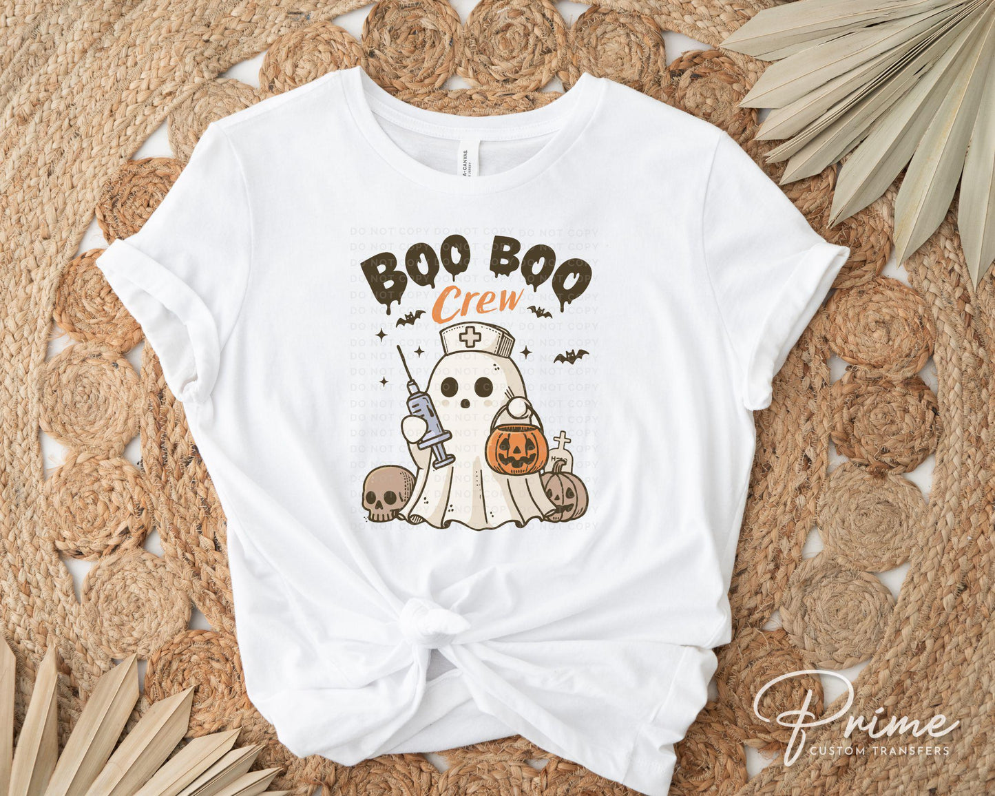 Halloween DTF Transfers, Ready to Press, T-shirt Transfers, Heat Transfer, Direct to Film, Ghost, Fall, Doctor, Nurse, The Boo Boo Crew