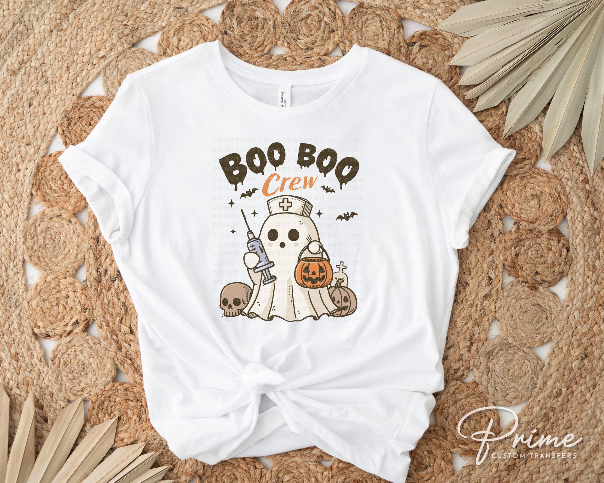 Halloween DTF Transfers, Ready to Press, T-shirt Transfers, Heat Transfer, Direct to Film, Ghost, Fall, Doctor, Nurse, The Boo Boo Crew