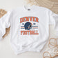 Football DTF Transfers, Ready to Press, T-shirt Transfers, Heat Transfer, Direct to Film, Sports, Full Color, Vintage, Denver Football
