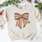 Christmas DTF Transfers, Ready to Press, T-shirt Transfers, Heat Transfer, Direct to Film, Holiday, Coquette, Girly, Candy, Gingerbread Bow