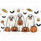 Halloween UV DTF Libbey 16oz Cup Wrap Sticker, Ready to Ship, Direct to Film, Glass Can, Fall, Permanent, Pet Lover, Pumpkin, Halloween Dogs