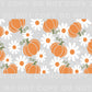 Halloween UV DTF Libbey 16oz Cup Wrap Sticker, Ready to Ship, Direct to Film, Glass Can, Fall, Permanent, Flowers, Pumpkins and Daisies