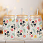 Halloween UV DTF Libbey 16oz Cup Wrap Sticker, Ready to Ship, Direct to Film, Glass Can, Permanent, Mexican Day Of The Dead, Sugar Skull