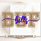 Football DTF Transfers, Ready to Press, T-shirt Transfer, Heat Transfer, Direct to Film, Sports, Vintage, FAUX Glitter, New York Buffalo Fan