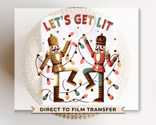 Christmas DTF Transfers, Ready to Press, T-shirt Transfers, Heat Transfer, Direct to Film, Holiday, Funny, Vintage, Retro, Nutcrackers