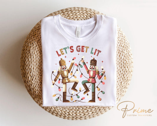 Christmas DTF Transfers, Ready to Press, T-shirt Transfers, Heat Transfer, Direct to Film, Holiday, Funny, Vintage, Retro, Nutcrackers