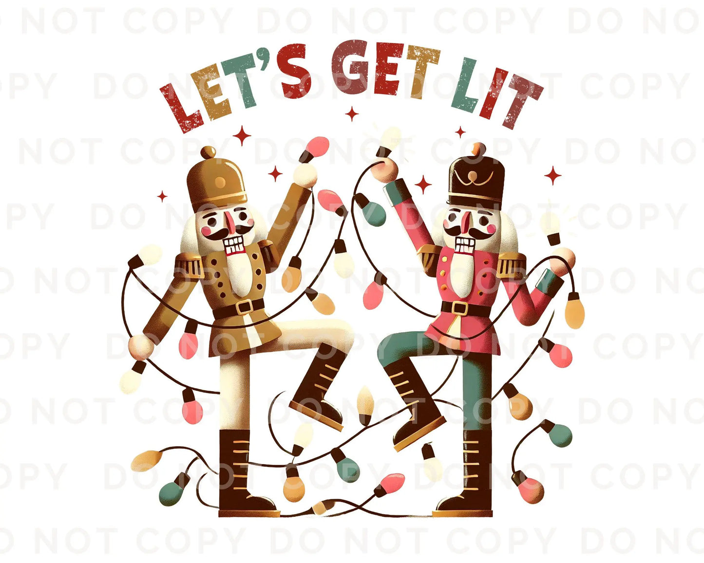 Christmas DTF Transfers, Ready to Press, T-shirt Transfers, Heat Transfer, Direct to Film, Holiday, Funny, Vintage, Retro, Nutcrackers