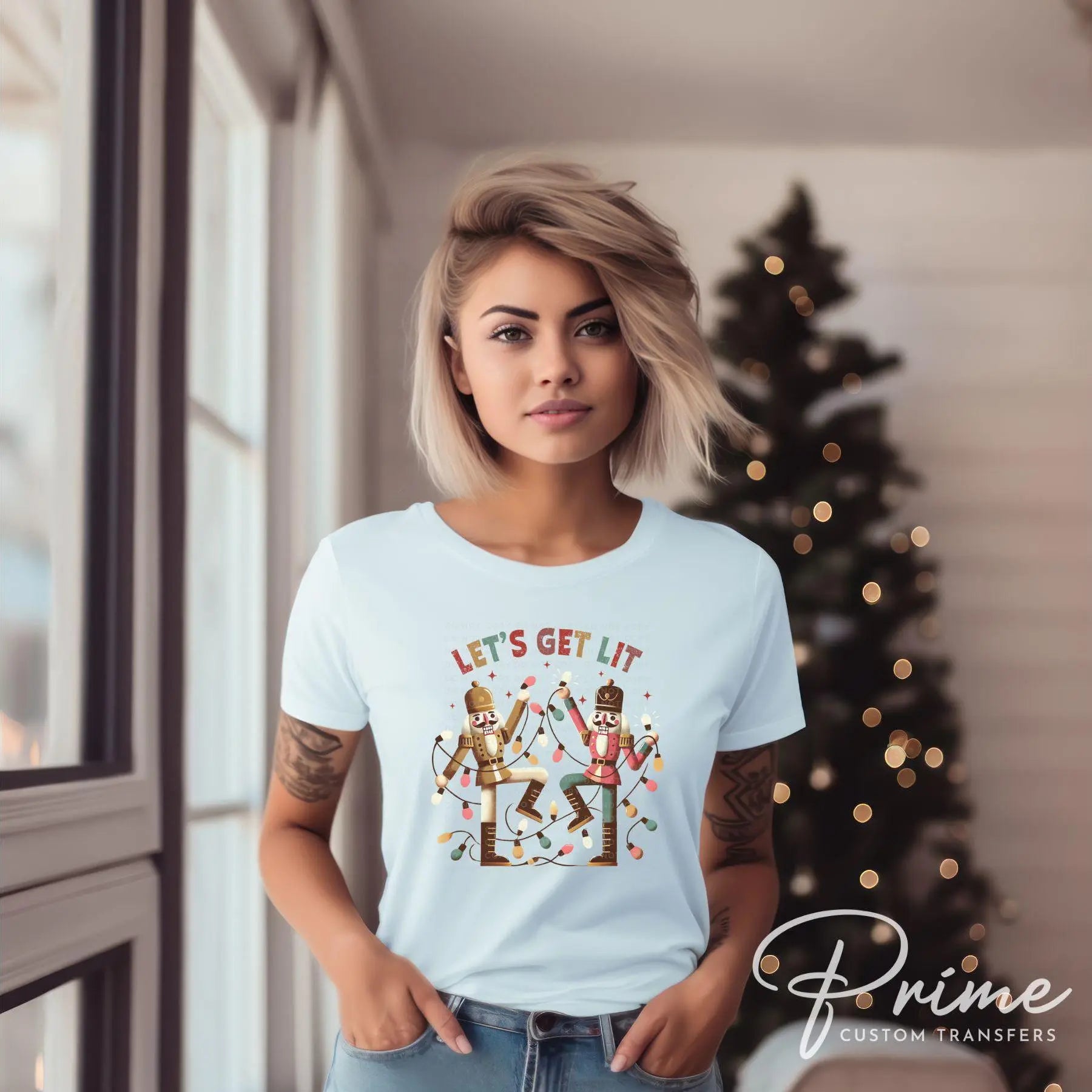 Christmas DTF Transfers, Ready to Press, T-shirt Transfers, Heat Transfer, Direct to Film, Holiday, Funny, Vintage, Retro, Nutcrackers