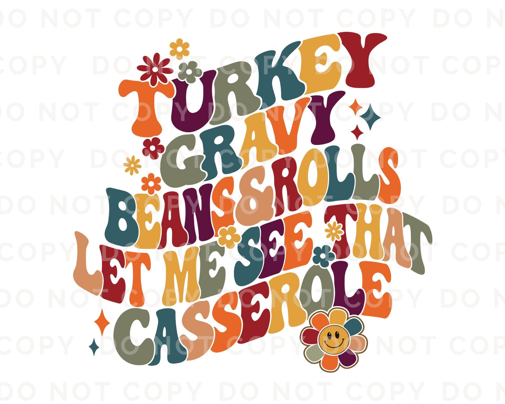 Thanksgiving DTF Transfers, Ready to Press, T-shirt Transfers, Heat Transfer, Direct to Film, Holiday, Fall, Casserole, Sides, Meal, Dinner