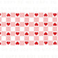 Valentine's Day UV DTF Libbey 16oz Cup Wrap Sticker, Ready to Apply, No Heat, Permanent Adhesive, Waterproof, Glass Can, Checkered Hearts