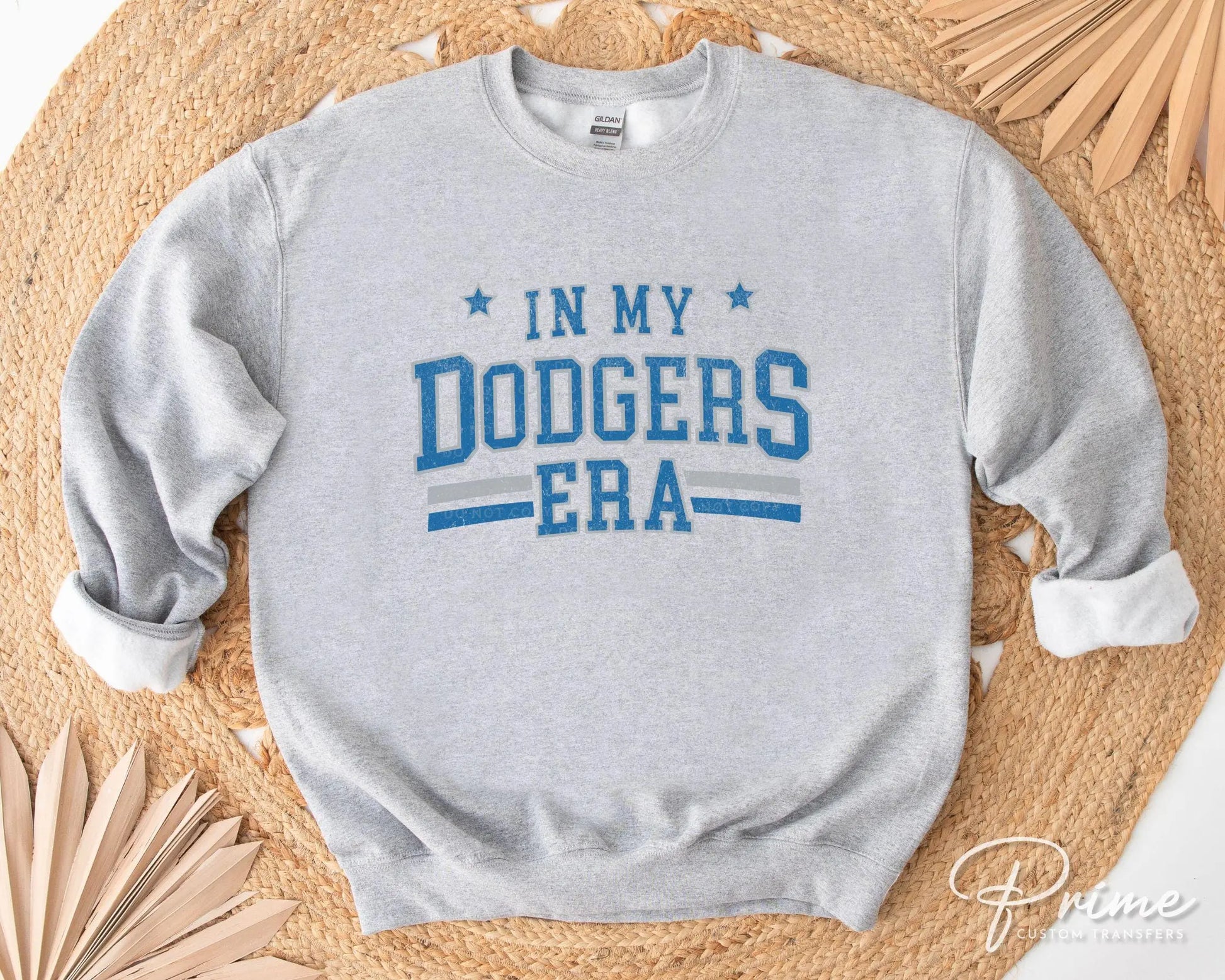 Baseball DTF Transfers, Ready to Press, T-shirt Transfer, Heat Transfer, Direct to Film, Sports, Game Day, Distressed Los Angeles Baseball