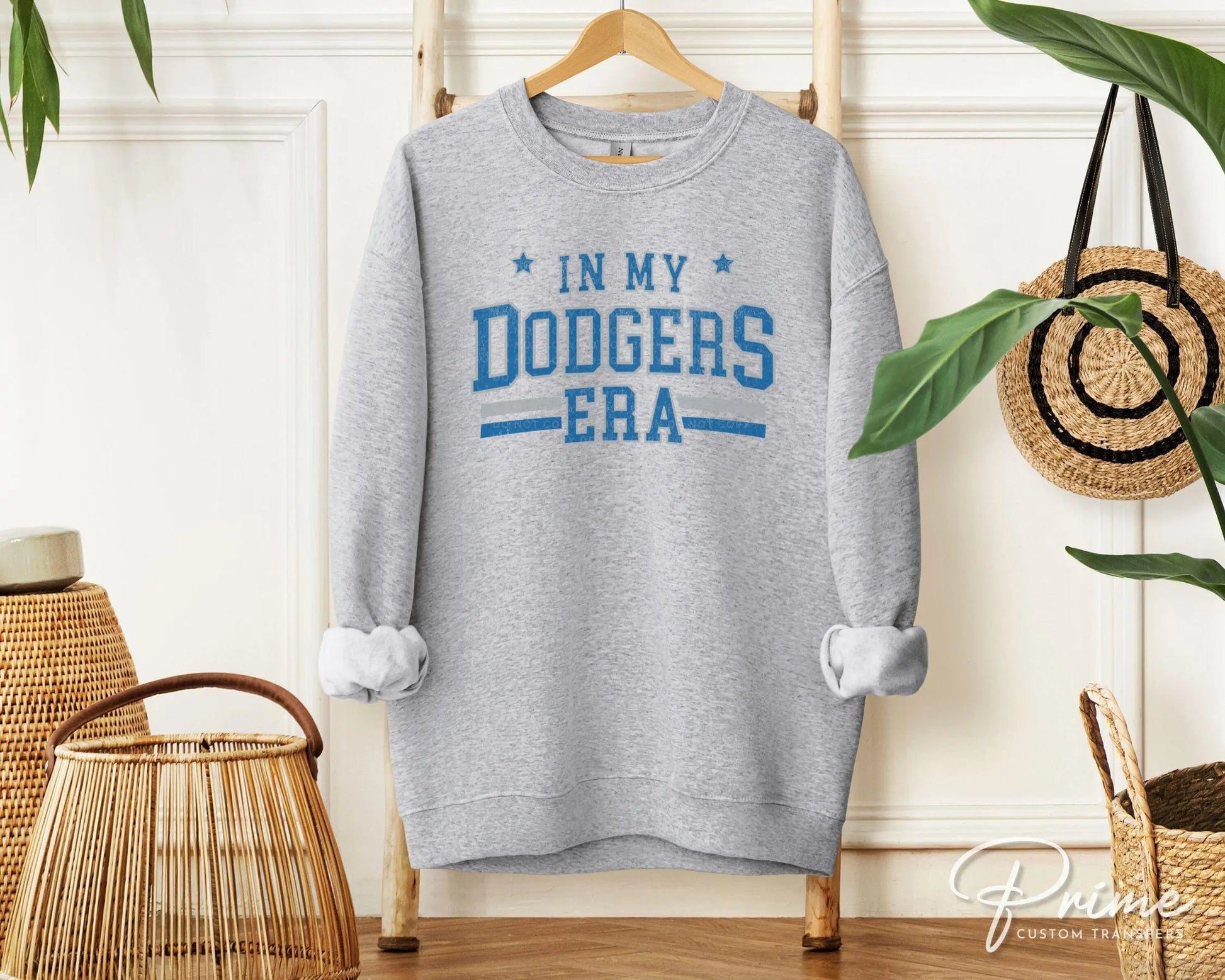 Baseball DTF Transfers, Ready to Press, T-shirt Transfer, Heat Transfer, Direct to Film, Sports, Game Day, Distressed Los Angeles Baseball