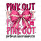 Breast Cancer DTF Transfers, Ready to Press, T-shirt Transfers, Heat Transfer, Direct to Film, Fight, Ribbon, Pink Bow, Football Pink Out