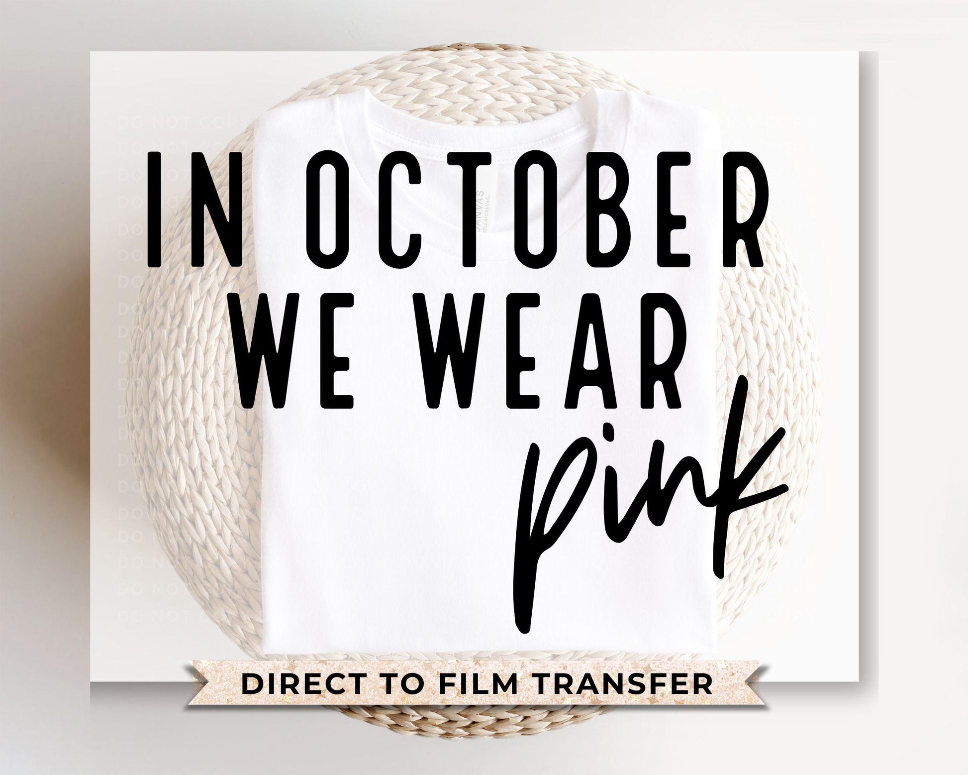 Breast Cancer DTF Transfers, Ready to Press, T-shirt Transfers, Heat Transfer, Direct to Film, Fight, Pink Ribbon, Cancer Awareness, Cure