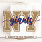 Football DTF Transfers, Ready to Press, T-shirt Transfers, Heat Transfer, Direct to Film, Sports, Vintage, FAUX Glitter, New York Football