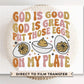 Deviled Egg DTF Transfers, Ready to Press, T-shirt Transfers, Heat Transfer, Direct to Film, Easter Sunday, Funny Easter, God is good