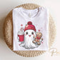 Christmas DTF Transfers, Ready to Press, T-shirt Transfers, Heat Transfer, Direct to Film, Holiday, Kid, Ice Coffee, Cute Boojee Ghost