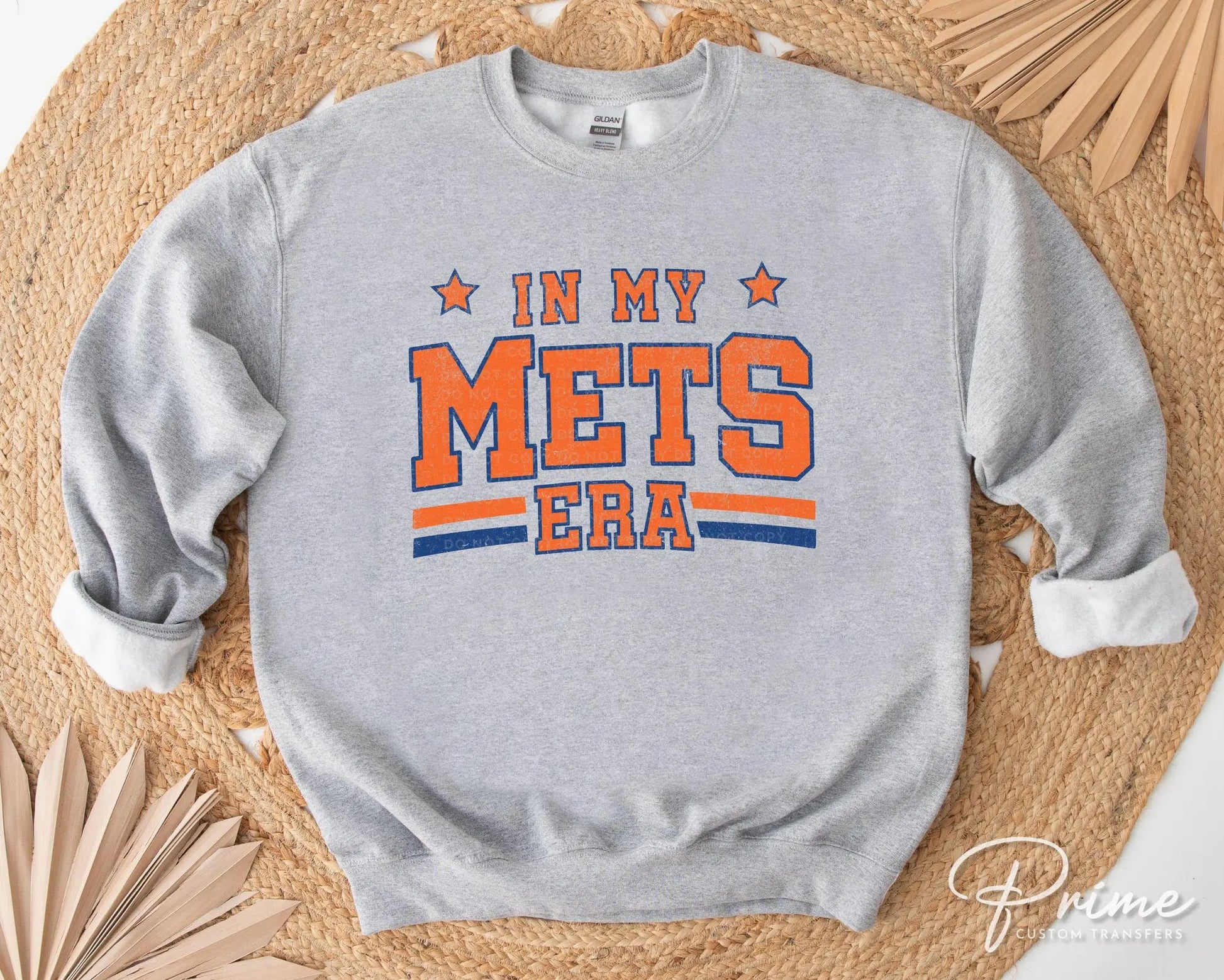 Baseball DTF Transfers, Ready to Press, T-shirt Transfer, Heat Transfer, Direct to Film, Sports, Game Day, Distressed New York Baseball