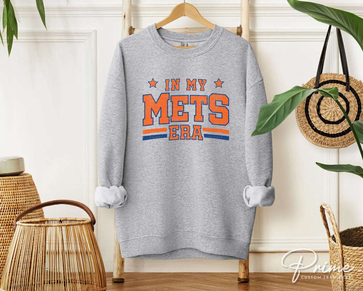Baseball DTF Transfers, Ready to Press, T-shirt Transfer, Heat Transfer, Direct to Film, Sports, Game Day, Distressed New York Baseball