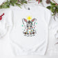 Spanish Christmas DTF Transfer, Ready to Press, T-shirt Transfers, Heat Transfer, Direct to Film, Latino, Feliz navidad, Tuki Tuki Donkey