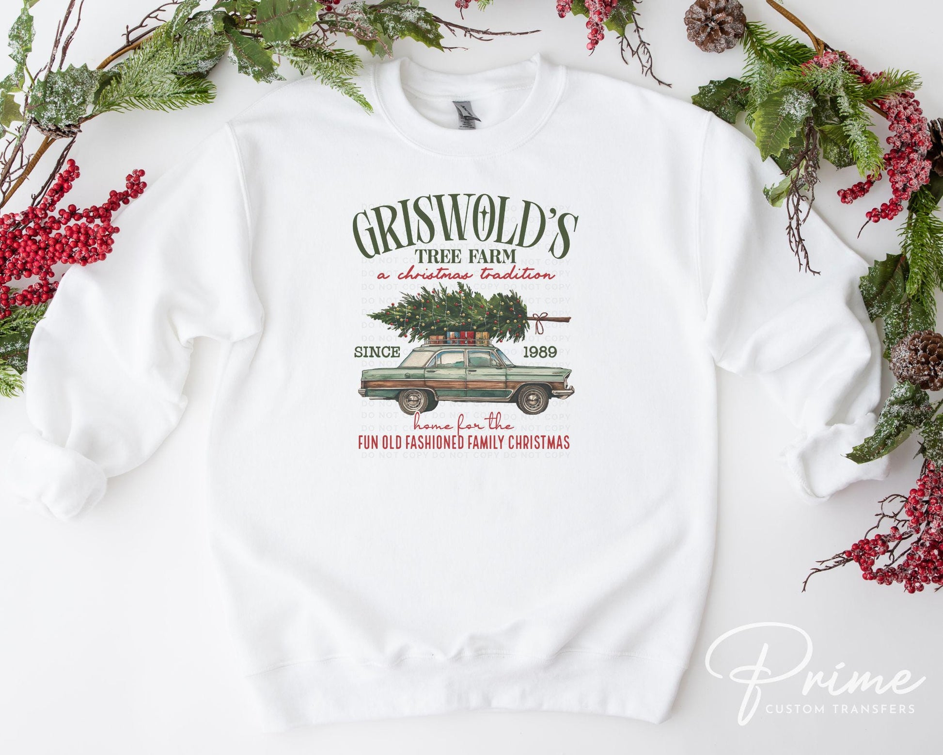 Christmas DTF Transfers, Ready to Press, T-shirt Transfers, Heat Transfer, Direct to Film, Movie, Funny Shirt, Vacation, Car, Tree Farm