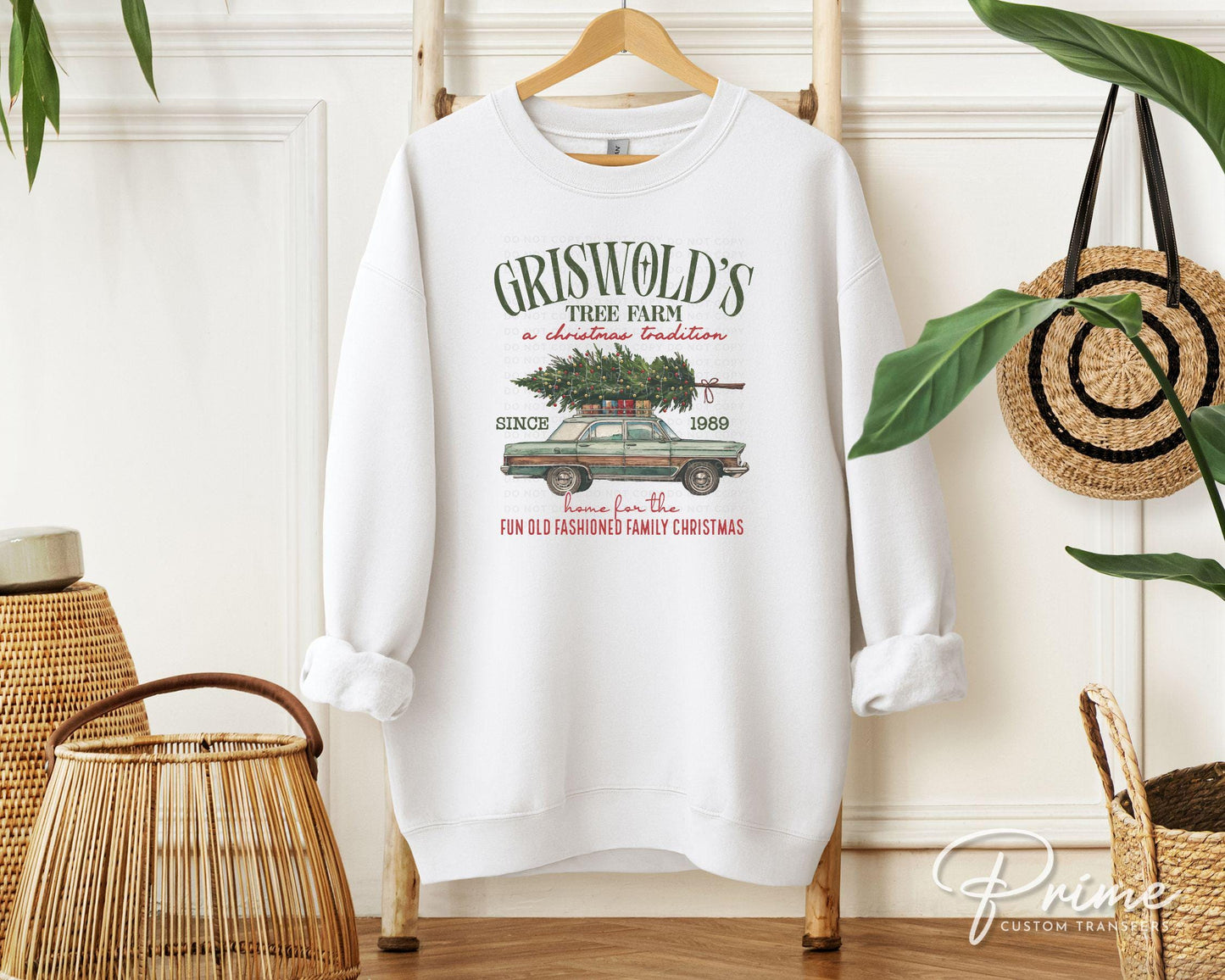 Christmas DTF Transfers, Ready to Press, T-shirt Transfers, Heat Transfer, Direct to Film, Movie, Funny Shirt, Vacation, Car, Tree Farm