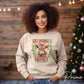 Christmas DTF Transfers, Ready to Press, T-shirt Transfers, Heat Transfer, Direct to Film, Holiday, Coquette Highland Cow, Mooey Christmas