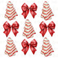 Christmas DTF Transfers, Ready to Press, T-shirt Transfers, Heat Transfer, Direct to Film, Holiday, Christmas Tree Cake Bow, Coquette