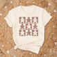 Christmas DTF Transfers, Ready to Press, Heat Transfer, Direct to Film, T-shirt, Holiday, Cute Checkered Distressed Gingerbread, Cookies