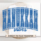 Hanukkah DTF Transfers, Ready to Press, T-shirt Transfer, Heat Transfer, Direct to Film, Jewish Holiday, Varsity, Peace, Happy Hanukkah