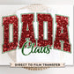 Christmas DTF Transfer, Ready to Press, T-shirt Transfers, Heat Transfer, Direct to Film, Holiday, Matching Family, Faux Glitter, Dada Claus