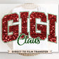 Christmas DTF Transfer, Ready to Press, T-shirt Transfers, Heat Transfer, Direct to Film, Matching Family, Grandma, Faux Glitter, Gigi Claus