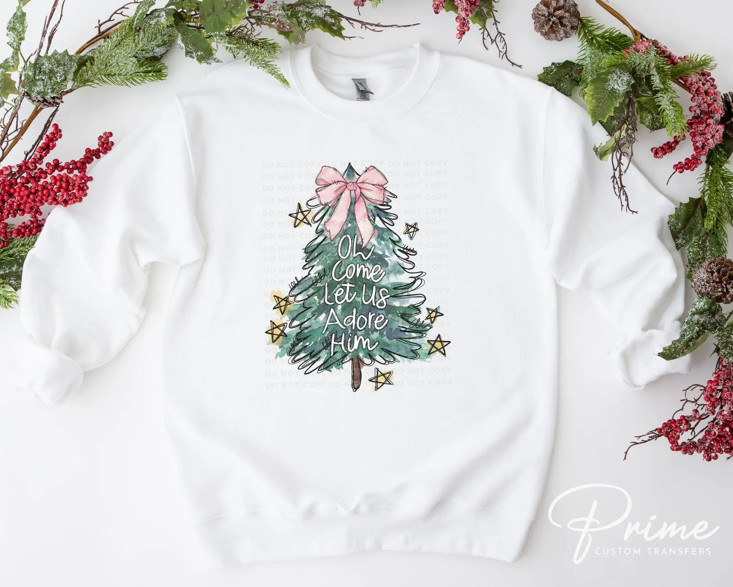 Christmas DTF Transfers, Ready to Press, T-shirt Transfers, Heat Transfer, Direct to Film, Holiday, Nativity, Jesus, Christian, Tree, Star