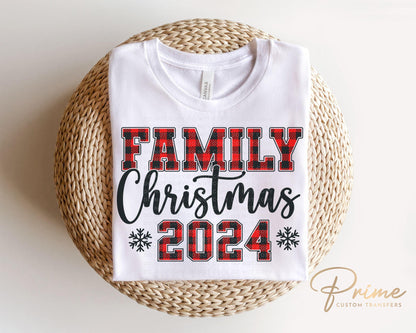 Christmas DTF Transfers, Ready to Press, T-shirt Transfers, Heat Transfer, Direct to Film, Matching Family Christmas Shirt Transfers 2024