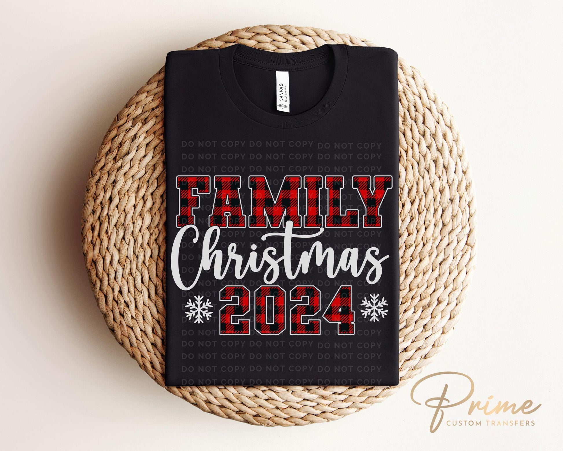 Christmas DTF Transfers, Ready to Press, T-shirt Transfers, Heat Transfer, Direct to Film, Matching Family Christmas Shirt Transfers 2024